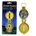Gold Colored Lensatic Compass